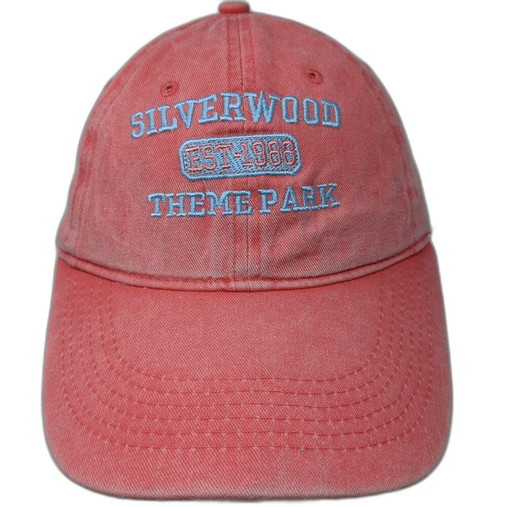 Outback America Baseball Cap Pink One Size Strapback Cotton Silverwood Hat